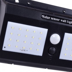 Aplique de Pared Solar IP65 40xLED SMD Sensor Luz + Movimiento