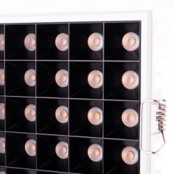 Foco Downlight LED 20W 1.530Lm 4200ºK Rectangular PRO SMD3030 50.000H [JW-25W-M-W]
