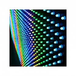 Pixel LED 12Mm 0,3W 5V Epistar RGB (Cadena 50 Unidades)