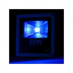 Foco Proyector LED 10W 800Lm IP65 Mando a Distancia RGB 30.000H [HX-FL10-RGB]