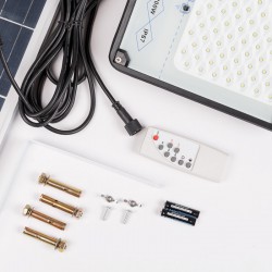 Foco Proyector LED Solar 200W Panel Solar/Batería [WR-MTX-200W-CW]