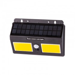 Aplique Solar LED IP65 Sensor Batería: 3,7V 1.200Ma [LUM-YC-SW8019-COB]