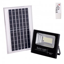Proyector LED Solar 65W 6500K Panel: 6V/8W Batería: 3,2V/5000MaH Control Remoto [HO-SOLARFL-65W-01]