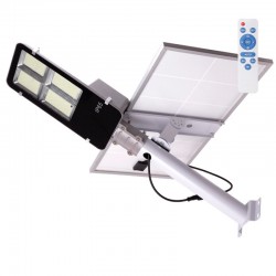 Farola LED Solar-Control Remoto- Dimable- Panel: 6V 30W Batería: 3,2V 30000MaH [HO-FAR-SOL-300W-CW]