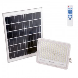 Proyector LED Solar 150W 6500K Panel: 6V/20W Batería: 3,2V/15000MaH Control Remoto [HO-SOLARFL-150W-02]