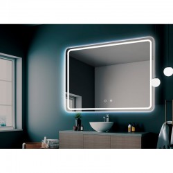 Espejo Iluminado Baño \"Austria\" 120Cm Blanco Frío [LIMEX-AUST012/120]