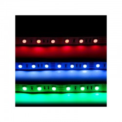 Tira LEDs para TV/PC SMD5050 5VDC/Usb RGB Controlador-Mando a Distancia x1M 30.000H [CA-5050-1M- USB5VDC-RGB]