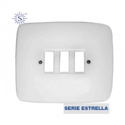 Placa 3 Elementos Grande Serie Estrella Solera [E3-65512]