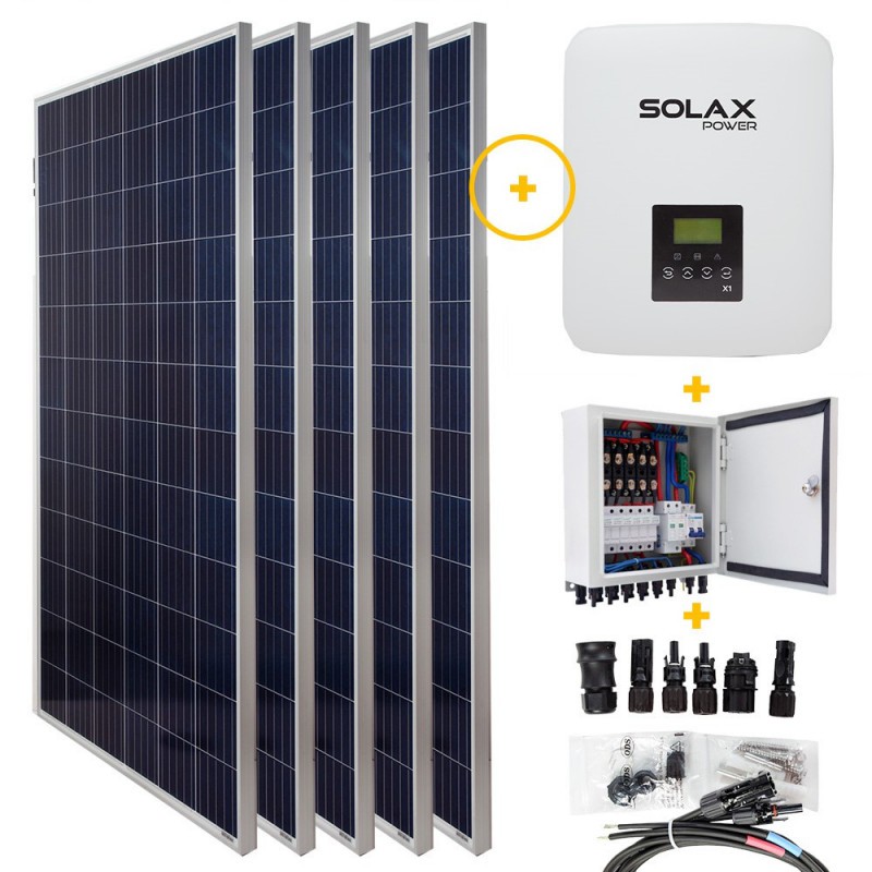 Kit Solar Fotovoltaico Híbrido 3KW Monofásico