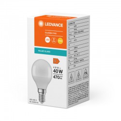 Ledvance/Osram Bombilla LED \"Classic\" E14 4,9W 470Lm 2700K 200º IP20