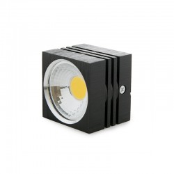 Foco Downlight  LED de Superficie COB Cuadrado Negro 57X57Mm 3W 270Lm 30.000H BF-MZ3002-3W-B-R-WW