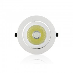 Foco Downlight  LED COB Circular Orientable 40W 3200Lm 30.000H