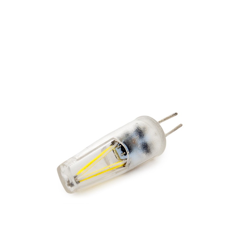 Bombilla de LEDs G4 COB Filamento Silicona 1,5W 130Lm 30.000H