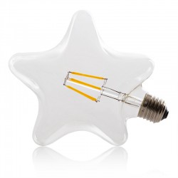 Bombilla de LEDs Filamento Vintage Star E27 6W 600Lm [WO-LF-STAR-E27-6W-WW]