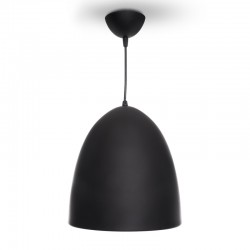 Lámpara Colgante Aluminio Ø 250Mm (Sin Bombilla) Negro Catherine [SKD-P008-B]