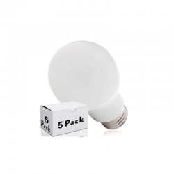 Pack 5 Bombilla LED E27 Esférica Aluminio/Pc 9W 810Lm 30.000H