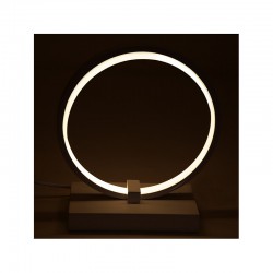Lámpara Mesa LED 15W 1100Lm Dimable Circle [HO-LM-CIRCLE-20W-W]