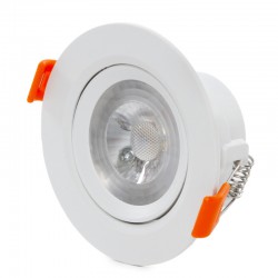 Foco Downlight  Circular LED COB 7W 630Lm 30.000H
