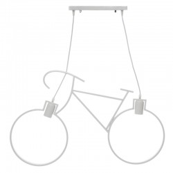 Lámpara Colgante Bicycle 2xE27 (Sin Bombillas) Blanco [LM-8027]
