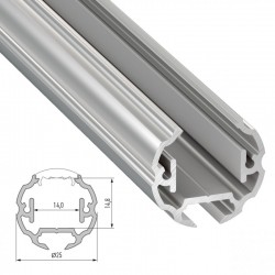 Perfíl Aluminio Tipo COSMO 2,02M