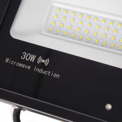 Foco Proyector LED IP65 Detector Movimiento Integrado 30W 30.000H