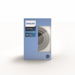Aro Empotrable Philips Enneper Circular Plateado GU10