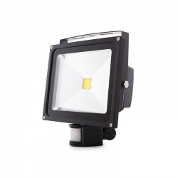 Foco Proyector LED IP65 Detector Movimiento 30W 2700Lm 30.000H