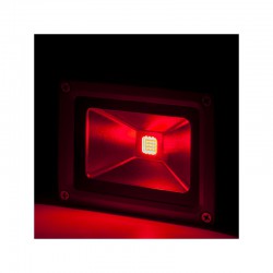 Foco Proyector LED IP65 Brico 10W 850Lm 30.000H Rojo