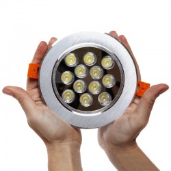 Foco Downlight  LED Ecoline Circular 12W 1200Lm 30.000H