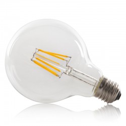 Bombilla de LEDs Filamento Vintage G95 E27 6W 600Lm Isla [WO-LF-G95-E27-6W-WW]