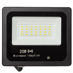Foco Proyector LED IP65 Detector Movimiento Integrado 20W 30.000H