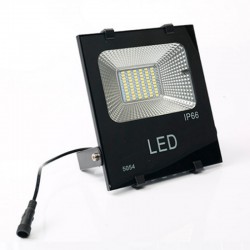 Proyector LED Solar 30W Sensor + Control Remoto Panel 6V/12W 3,7V/8000mAH 350x280x17mm [PLMP-626003-CW]