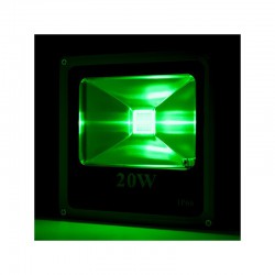 Foco Proyector LED IP65 Ecoline 20W RGB Mando a Distancia